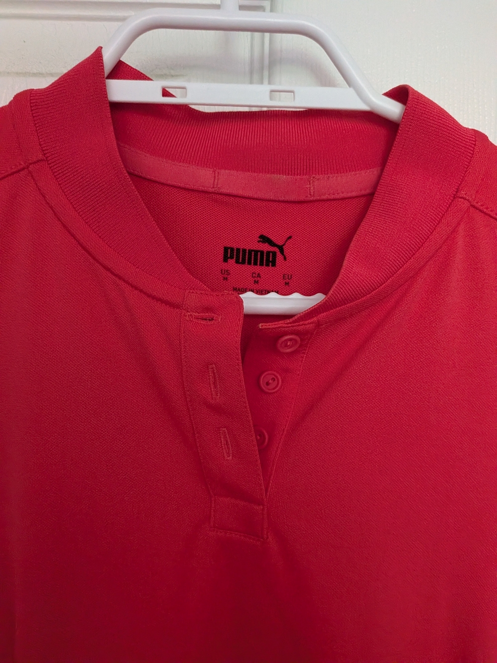 Puma Deep Coral Henley Polo Dress with Matching Shorts